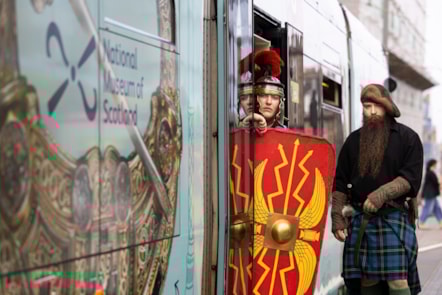 The National Museum of Scotland Tram launched this morning, 4 July. Photo (c) Duncan McGlynn (7)
