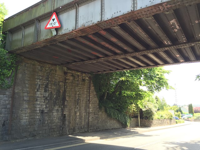 Cowbridge Road railway bridge to get a facelift: Cowbridge Road railway bridge 1