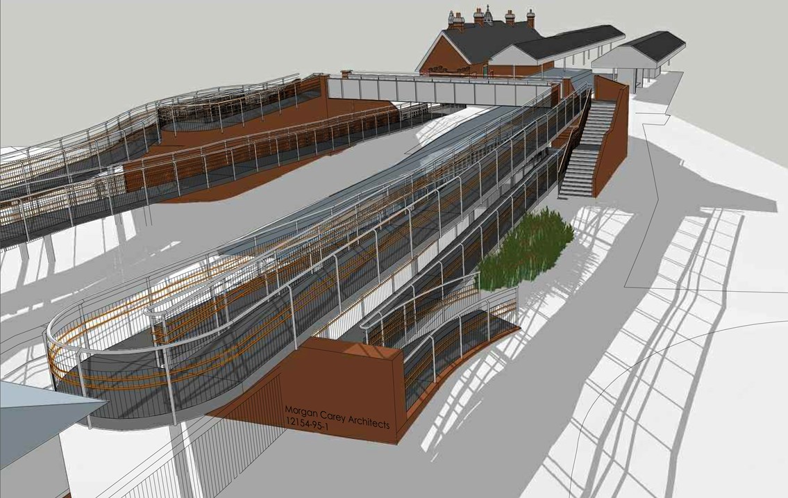 Proposed new footbridge in Wareham