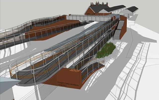 Proposed new footbridge in Wareham