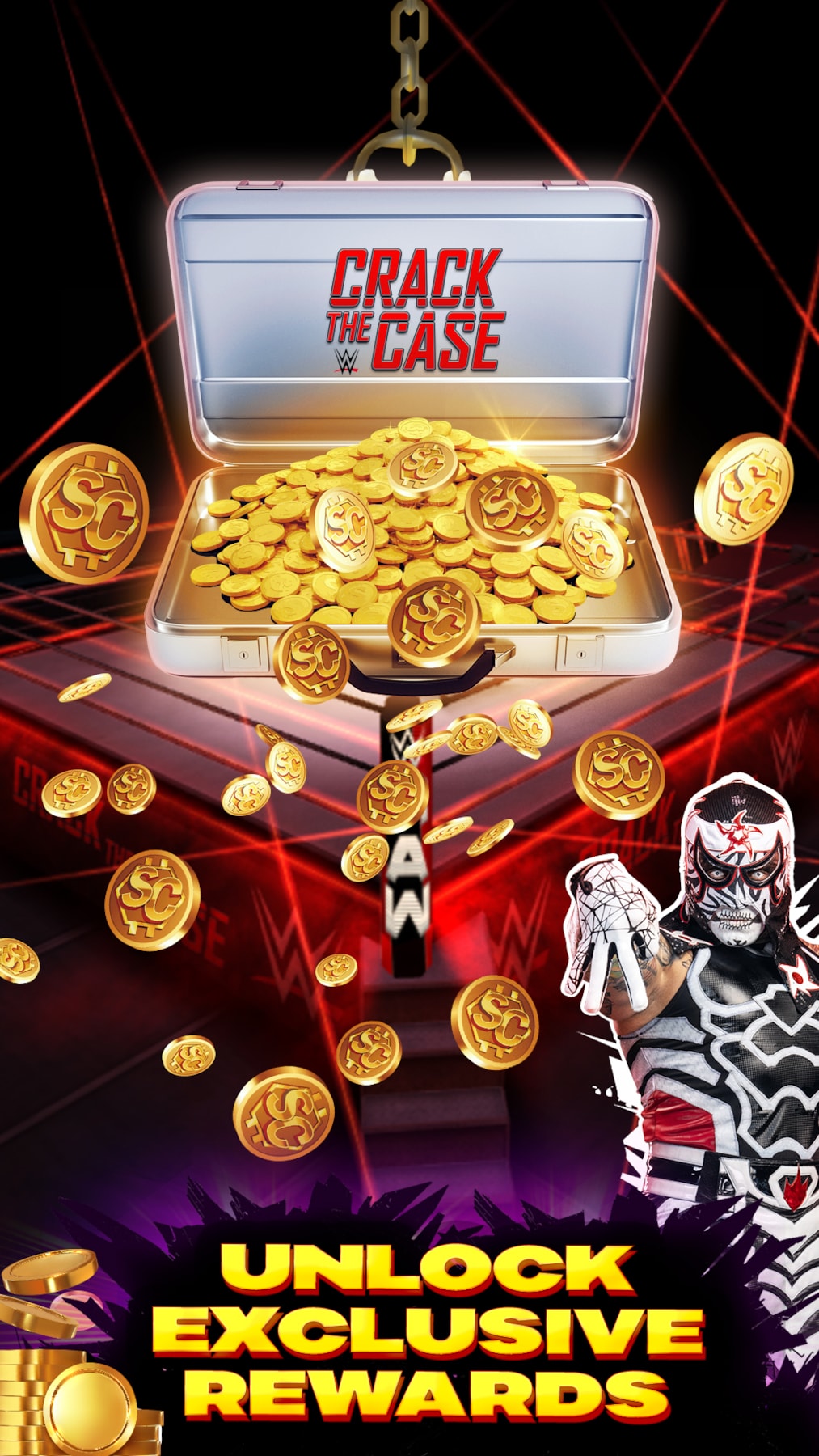 WWE SuperCard Unlock Exclusive Rewards