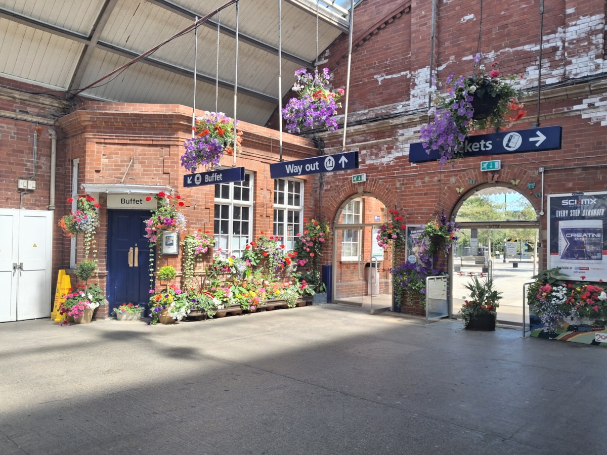 Bridlington Station in East Yorkshire