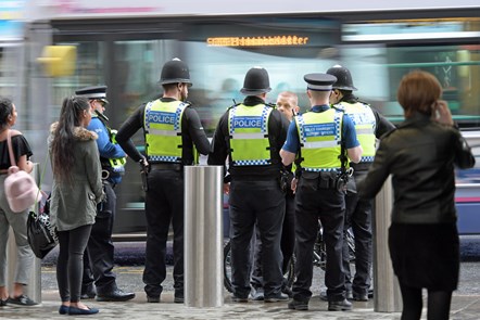 BTP officers in Manchester