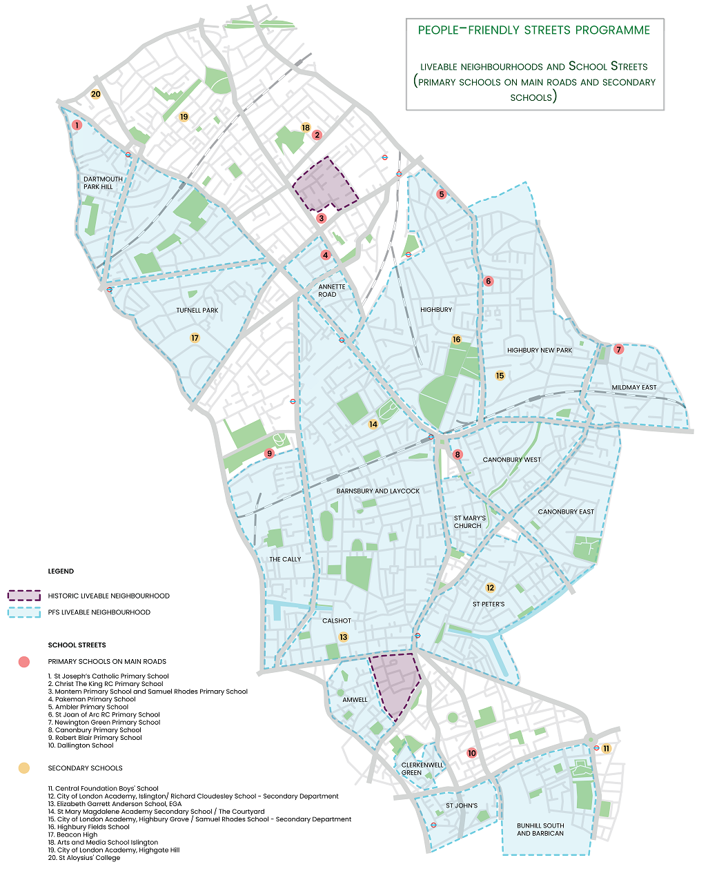 A Map Of Islington, Showing How The Borough Would Look If The Council's ...