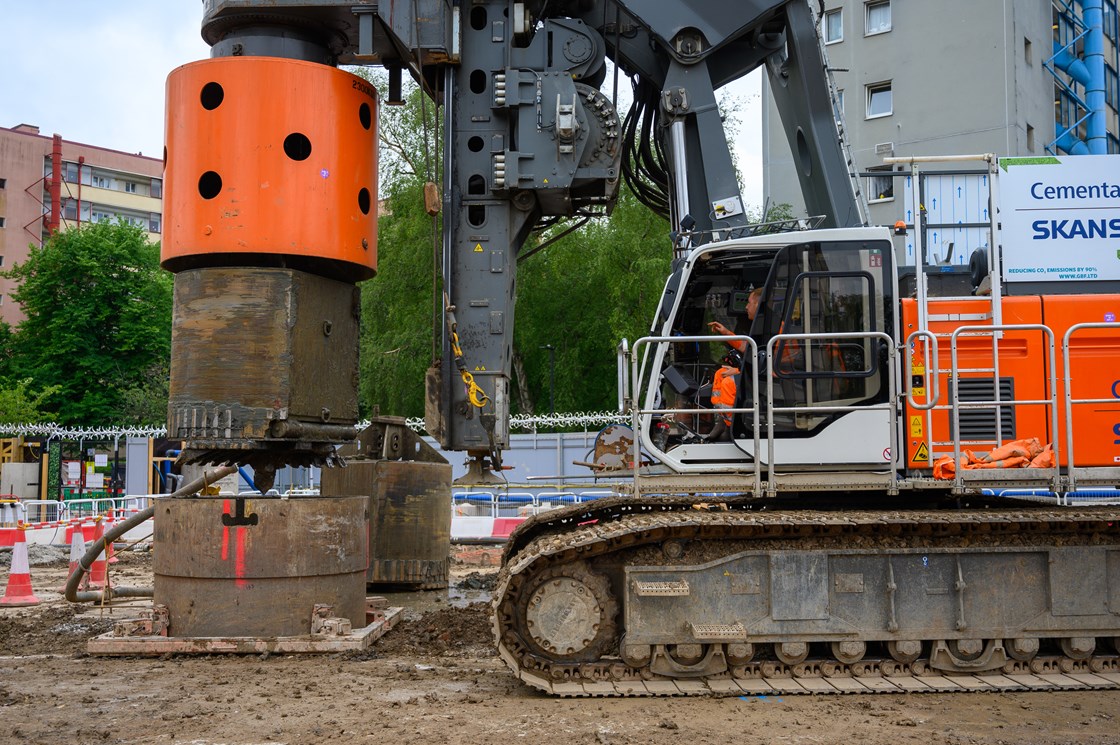HVO piling rig: The first ever piling rig being fueled by HVO is being trialed on a HS2 site in London.

Tags: Environment, carbon, decarbonising, construction, London, Euston