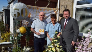 John and Christine Oliver celebrate Golden Wedding Anniversary