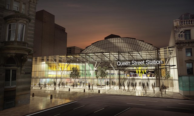 NETWORK RAIL ANNOUNCES GLASGOW QUEEN STREET DEVELOPMENT PARTNER: Glasgow Queen Street proposed new entrance