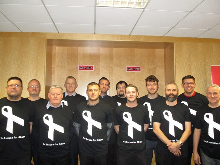 First business achieves quality mark status for domestic violence support: whiteribbonmearsteam.jpg
