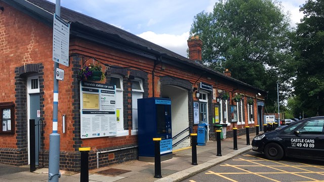 Warwick station front