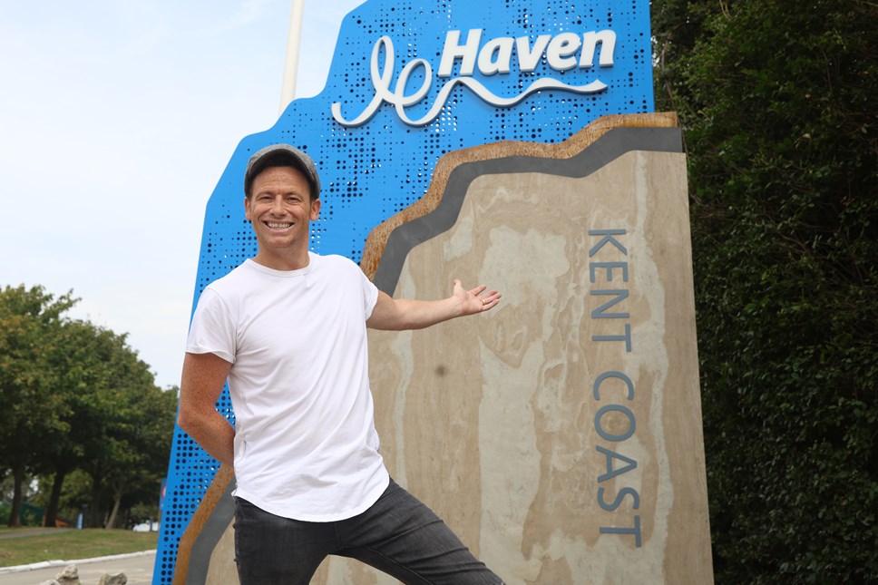 Joe Swash at Haven Kent Coast