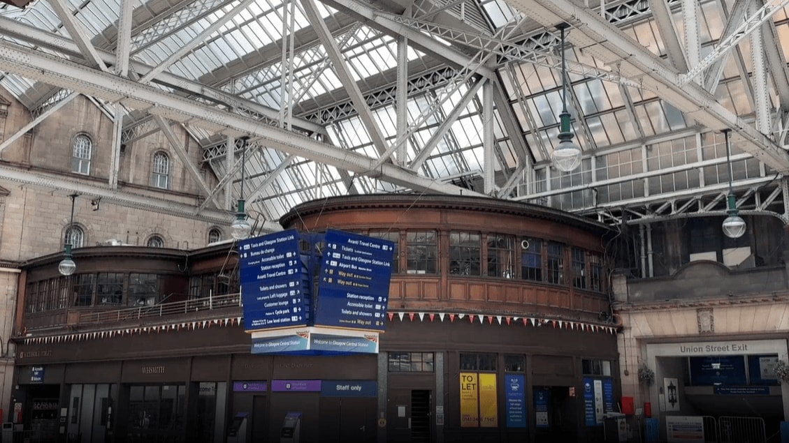 Glasgow Central station update following Union Street fire: Glasgow Central 10.03.26