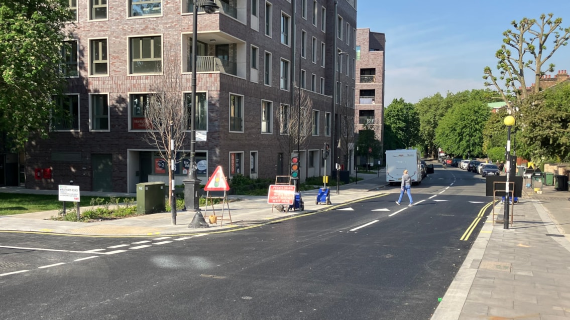 Roads reopen after £30 million bridge deck upgrade in Camden: Agar Grove - roads reopen 4