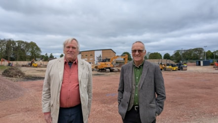 Cllr Birch and Cllr Tradgett at Five Acres - 2