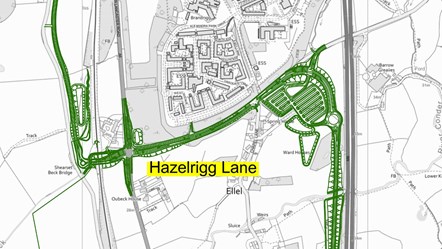 South Lancaster proposed road alignment March 2023