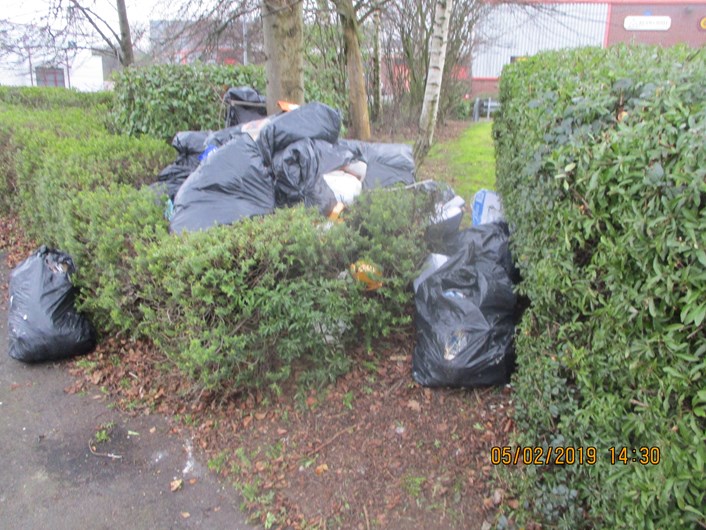 Prison sentence for serial fly tipper as council continues crack down: Fly Tipping Press Release Image 1