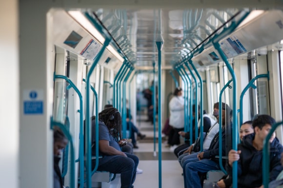 TfL Image - New DLR train interior-2