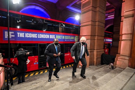 Iconic Stagecoach London bus drops off the Prime Minister