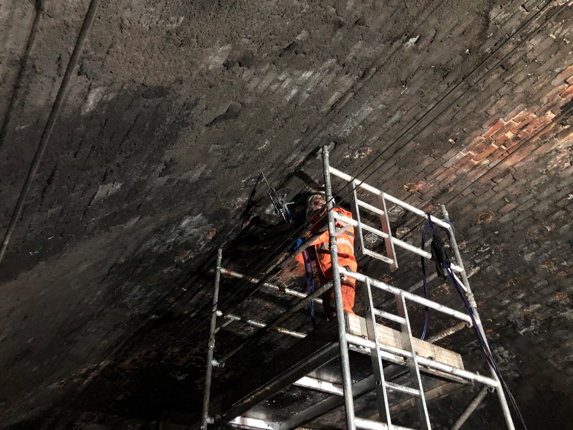 Charing Cross (Glasgow) tunnel repairs - Christmas 2023 Rail Works