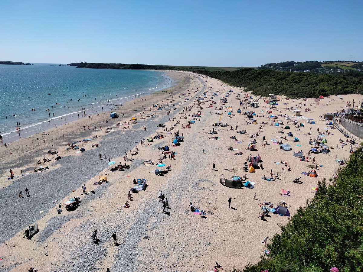 Tenby South beach