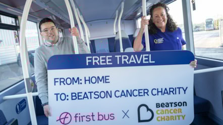 First Bus supports Beatson Cancer Charity