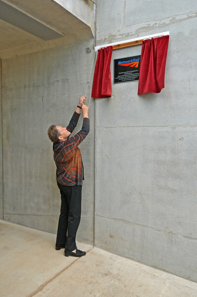 Minister of State for Transport, Baroness Kramer visits GNGE project: 11 September 2014 Heighington Bypass