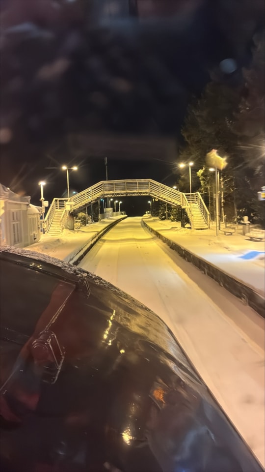 Insch Station from Snowplough