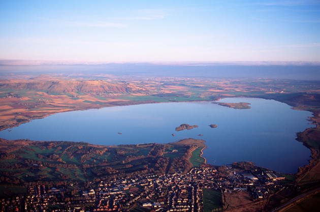 Loch Leven - aerial shot