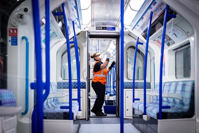 TfL Image - Cleaning regime on the Tube 3