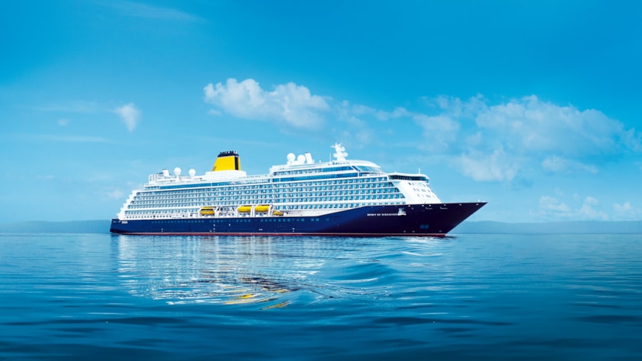 Saga Cruises Encourages Votes For This Year’s British Travel Awards: SHP Spirit of Discovery EXT 13484f Cropped