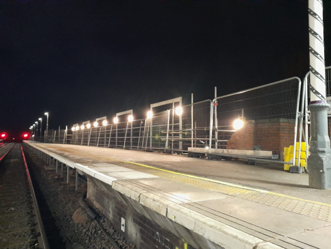 Chesterfield new platforms installed