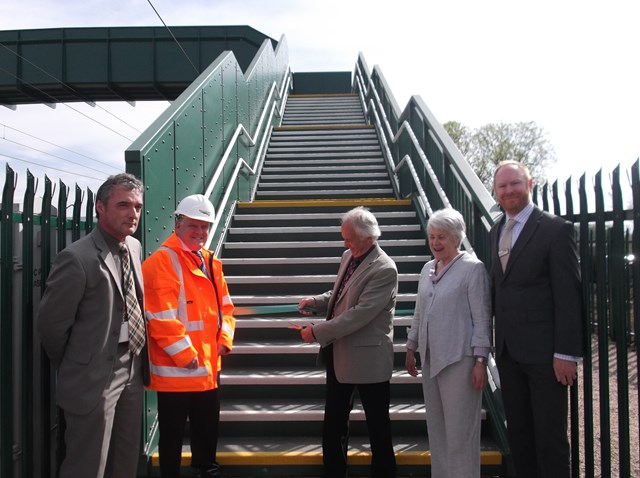 Brock footbridge opening