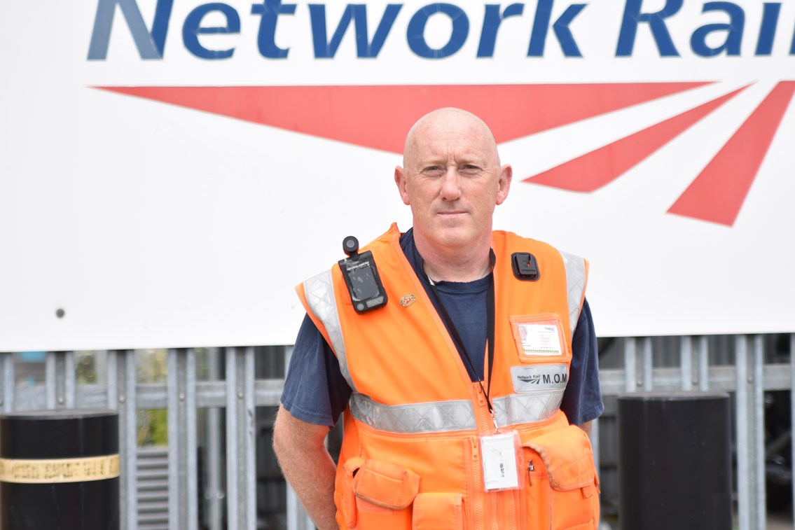 Life-saving rail interventions up 84% in one year on the south west railway: Michael Budd, Mobile Operations Manager at Network Rail's Wessex Route (2)