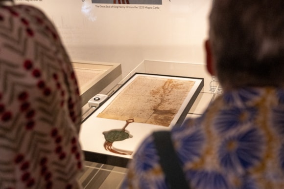 Press Release: Exhibition brings record-breaking growth at Durham Cathedral Museum over summer: Durham Cathedral Magna Carta-09