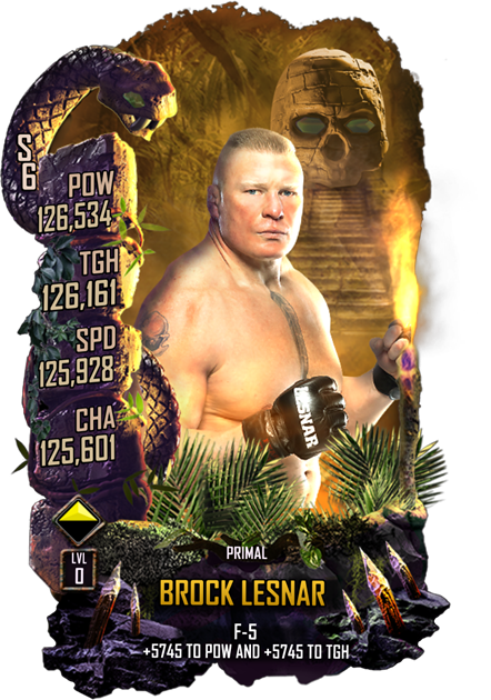WWESC S6 Brock Lesnar Primal