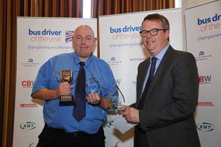 Bus Driver of the Year 2022 - Fifth place - Brian MacKie, Stagecoach East Scotland