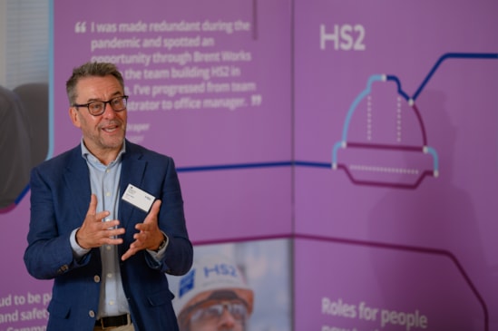 Mark Wild, HS2 Ltd CEO officially opens the new HS2 recruitment hub in West London: Mark Wild, HS2 Ltd CEO officially opens the new HS2 recruitment hub in West London