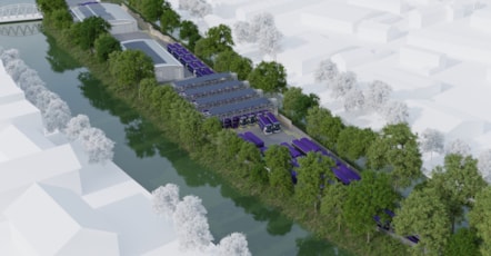 Bath EV depot artists impression