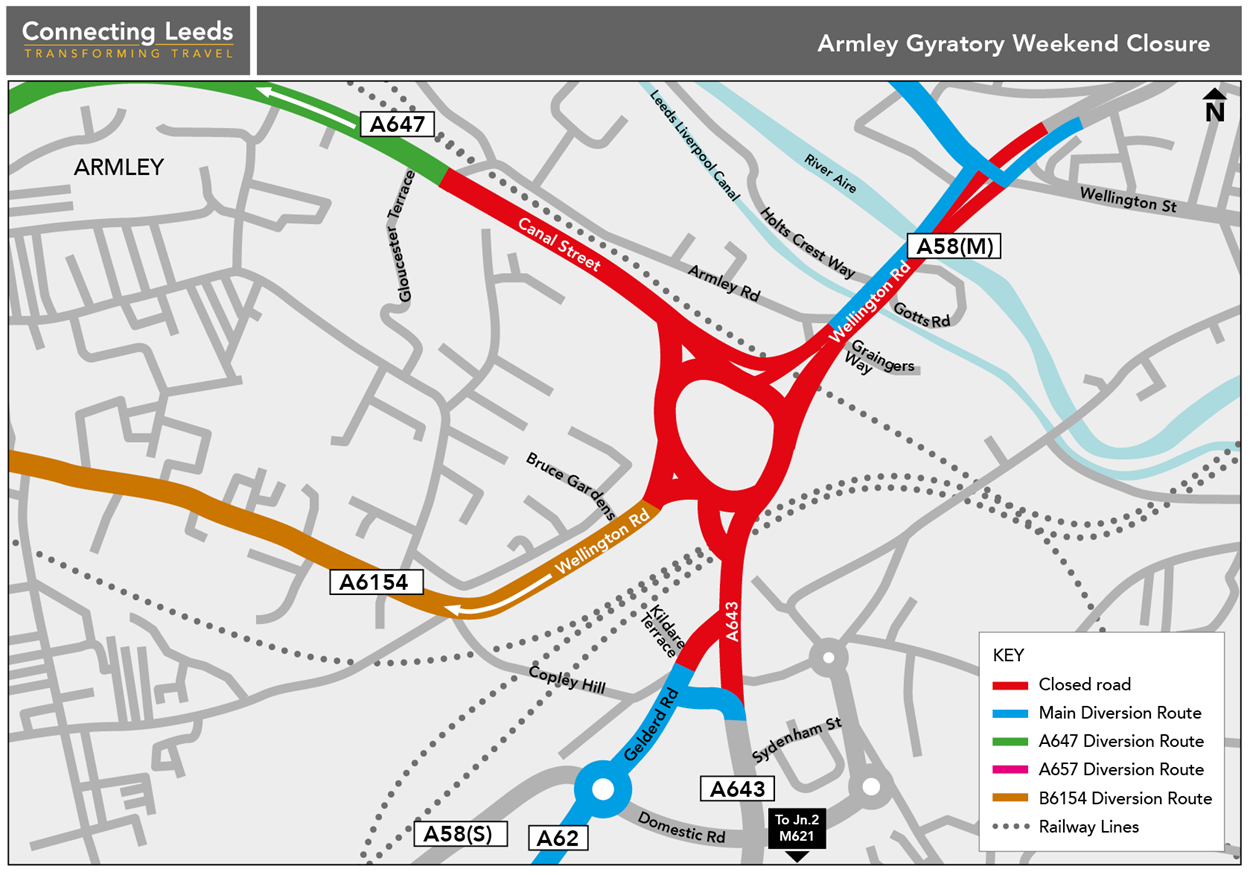 Armley Gyratory local site closure