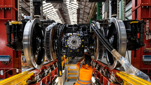 Pendolino bogie overhaul at Crewe