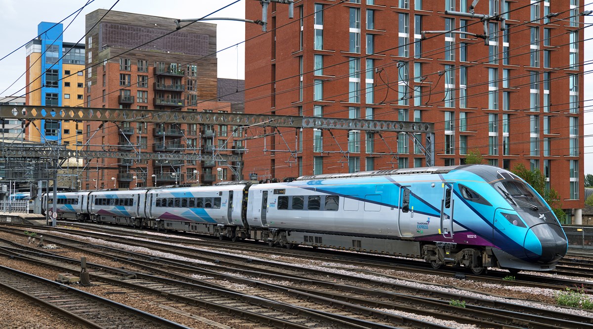 A TransPennine Express Nova 1 train in Leeds. Credit Tony Miles