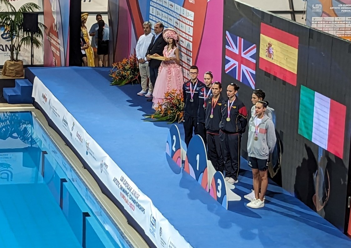 Bristol's Beatrice Crass collecting one of her many medals