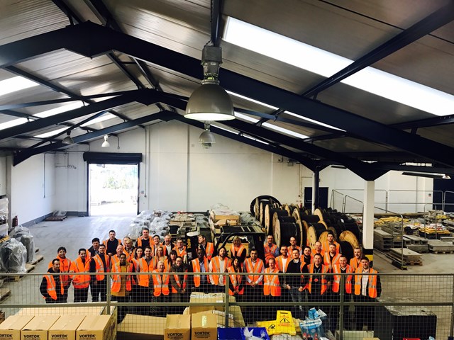 The team working on the Victoria resignalling phase 2: The team working on the Victoria resignalling phase 2