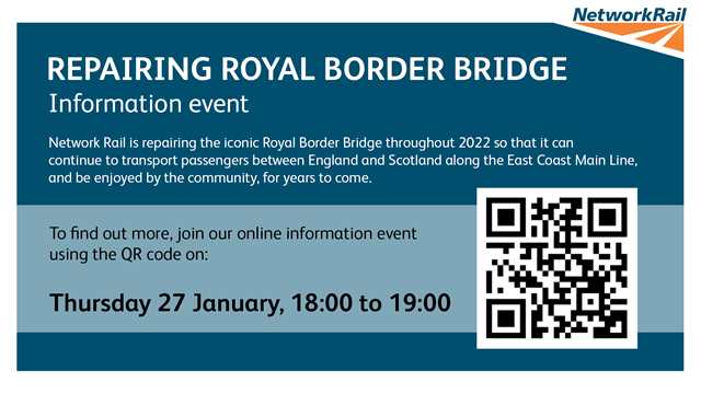Major repairs to Royal Border Bridge throughout 2022 – community invited to learn more: Royal Border Bridge - Invite to information event-2