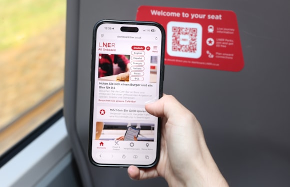 All Onboard LNER Digital Portal 2