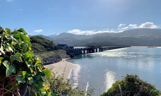 Passengers reminded to plan ahead as final phase of Barmouth Viaduct’s restoration gets underway: Barmouth Kathy photo bushes