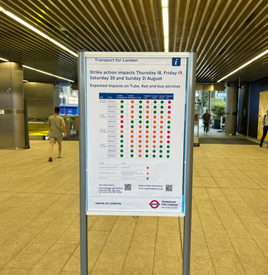 TfL Image - Traffic Light Matrix Poster
