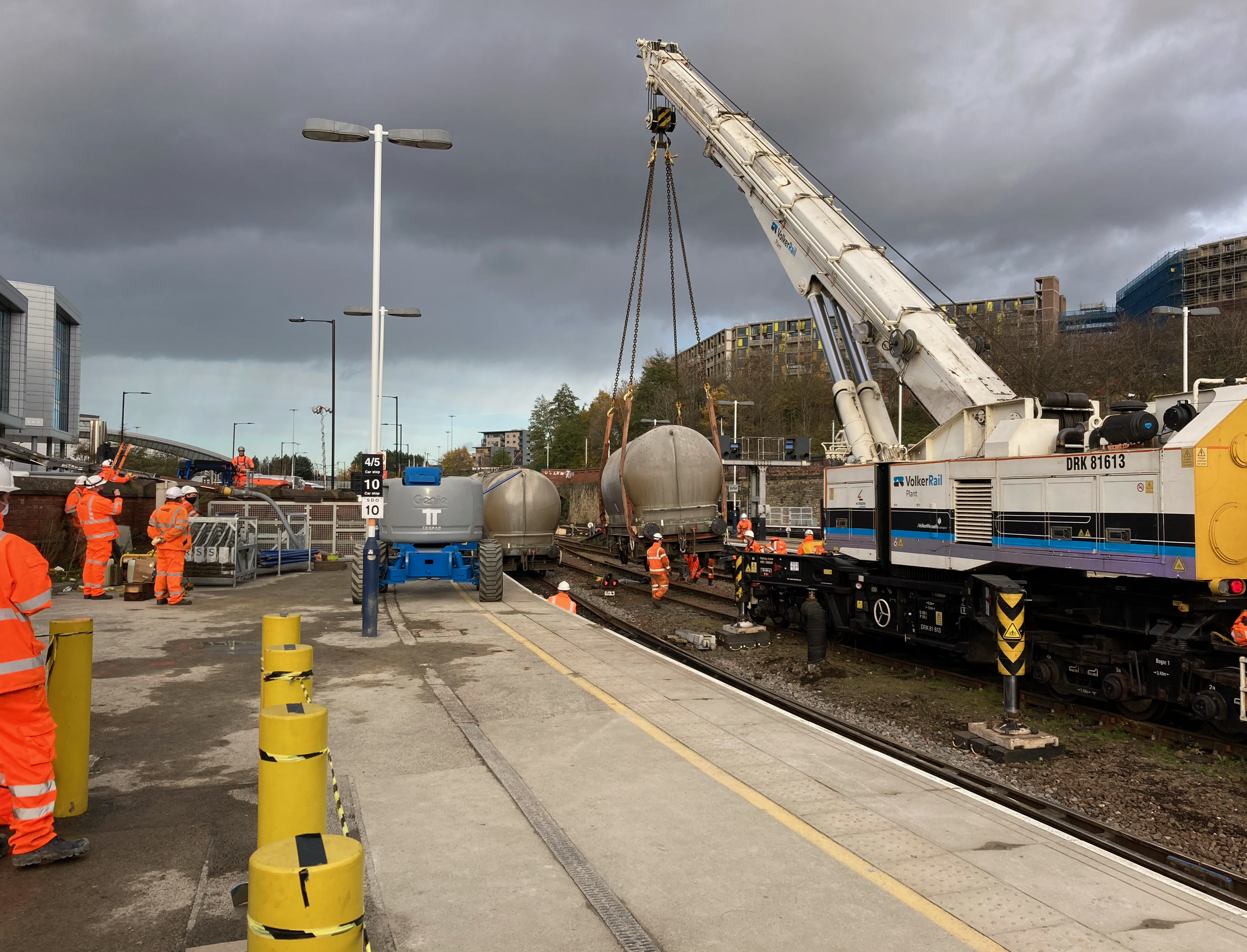 Repairs And Recovery Of Derailed Freight Train In Sheffield To Continue ...