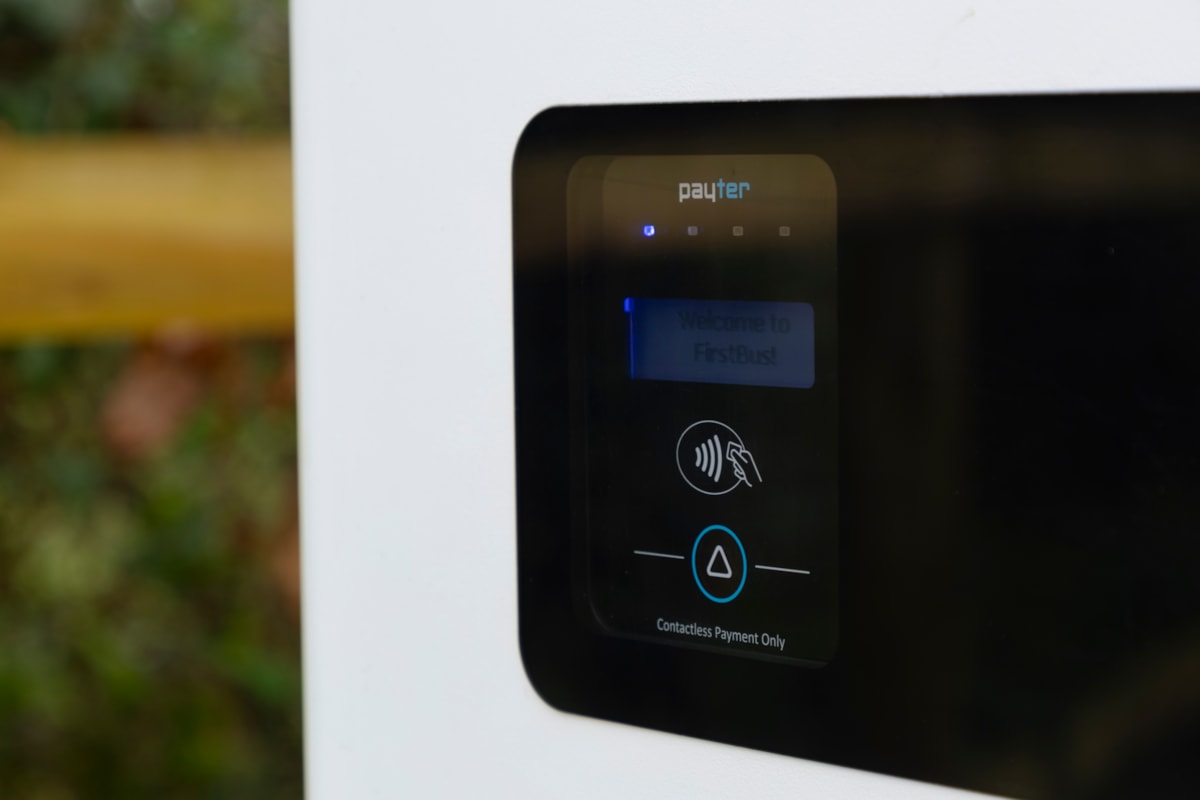 EV charger screen