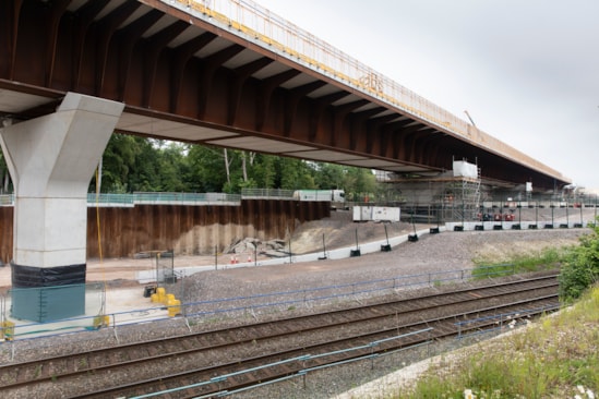 Small Dean viaduct over the Chiltern line June 2025