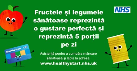 NHS Healthy Start POSTS - Health messaging posts - Romanian-3